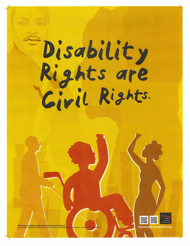 Poster thumbnail-Disability Rights are Civil Rights