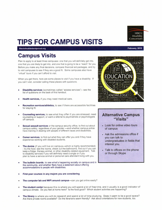 Planning a Campus Visit
